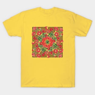 Red Flowers T-Shirt